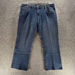 Tecovas Ranch Wear Jeans Mens 40x30 Blue Denim Straight Work Wear Medium Wash